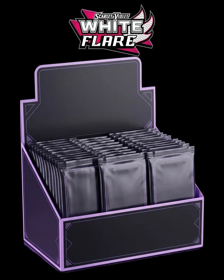 White Flare Booster Display Box (36 Packs)