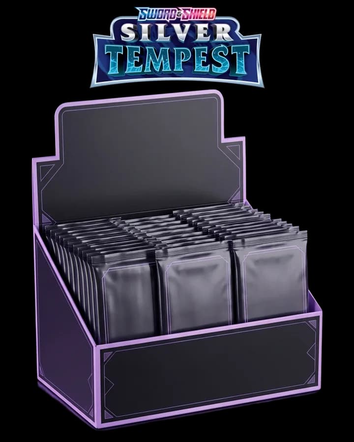 Silver Tempest Booster Display Box (36 Packs)