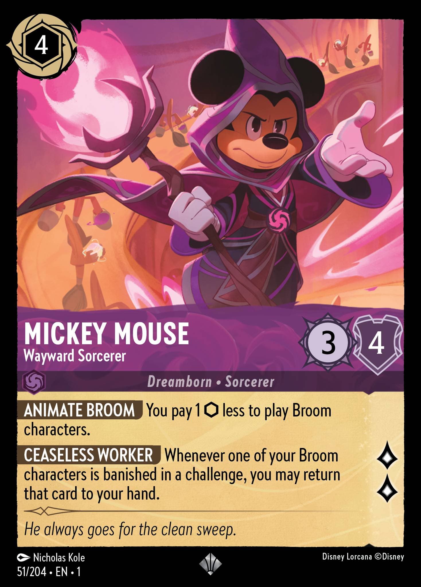 Mickey Mouse - Sorcier renégat