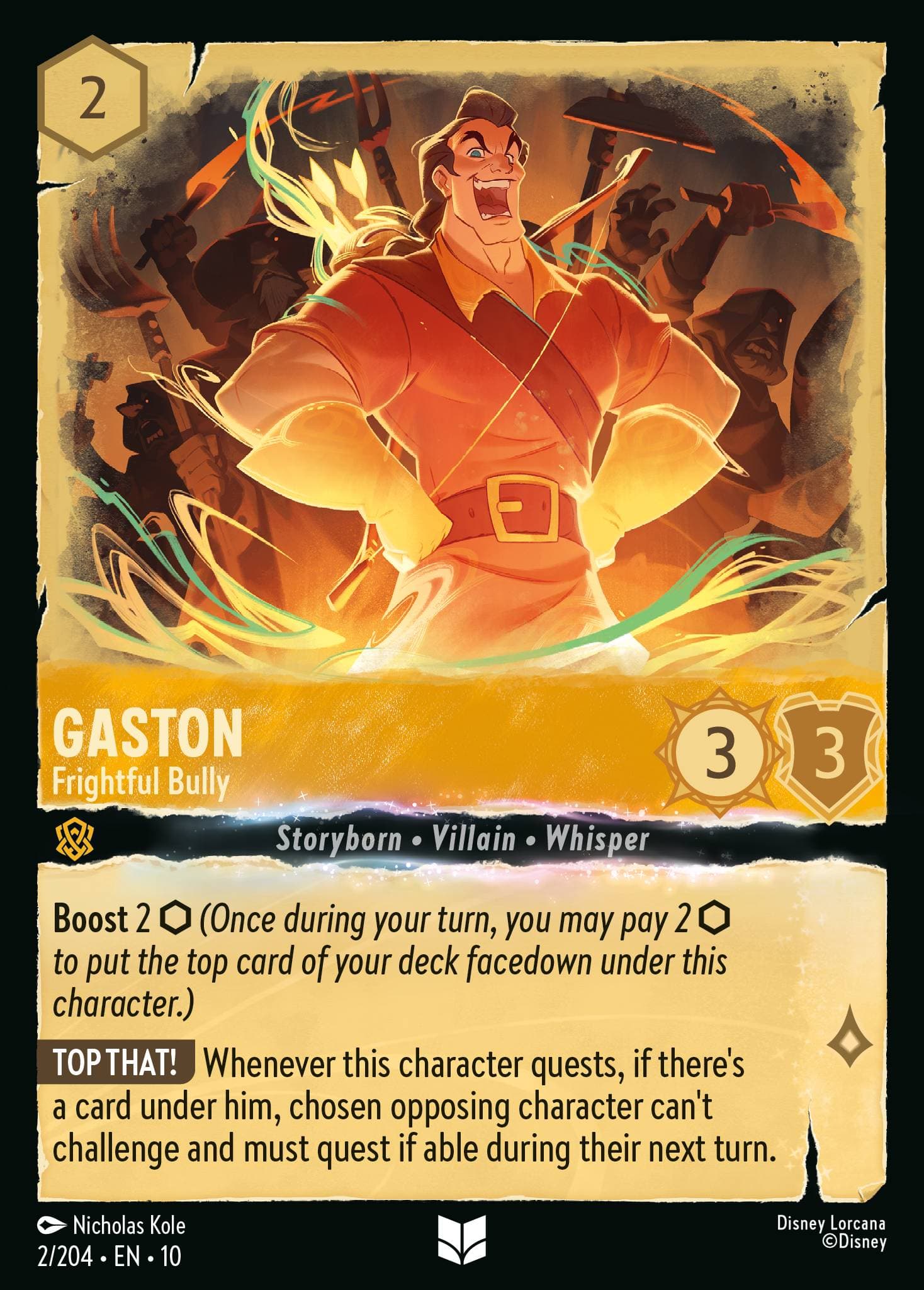 Gaston - Bullo Spaventoso