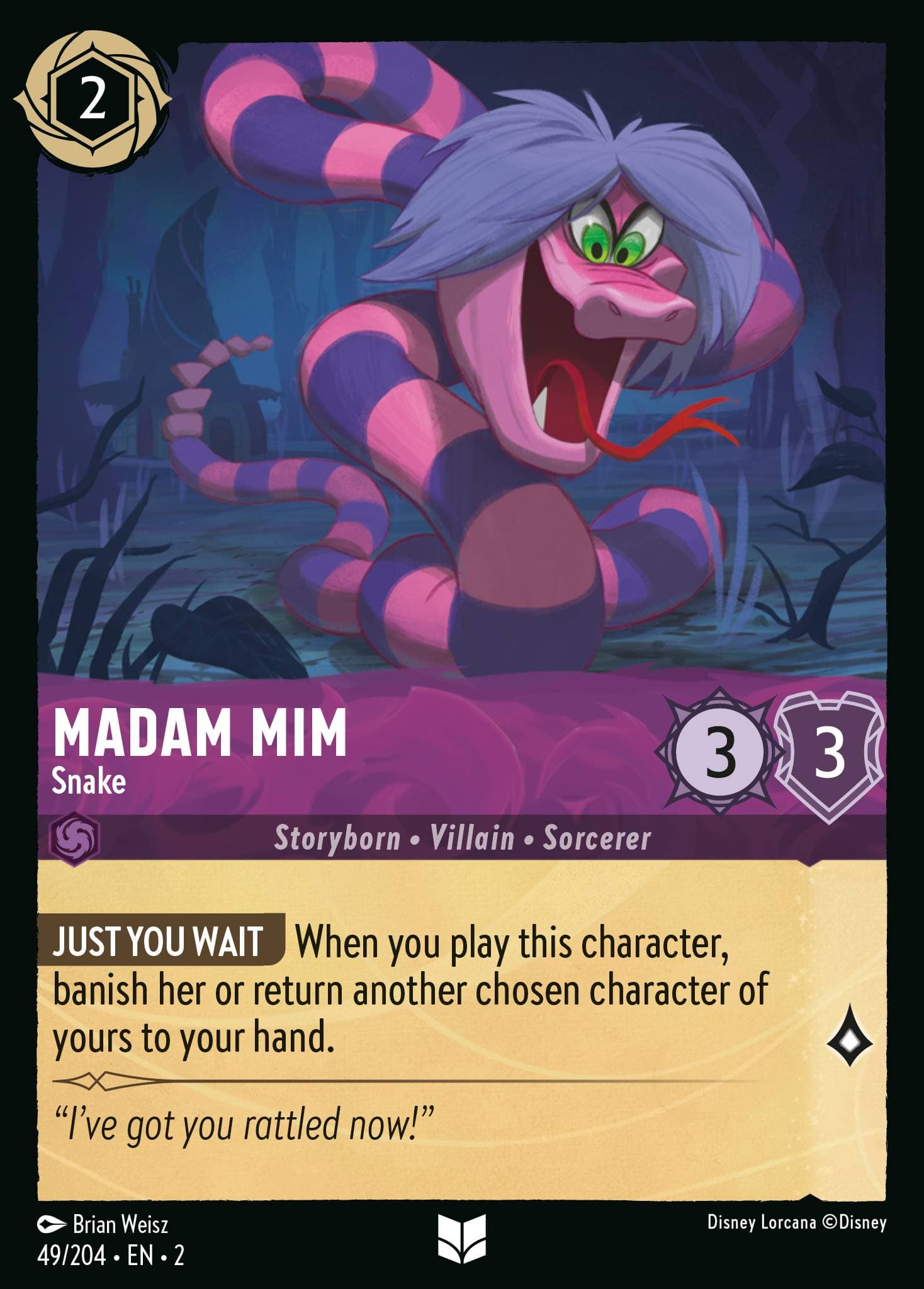 Madame Mim - Schlange