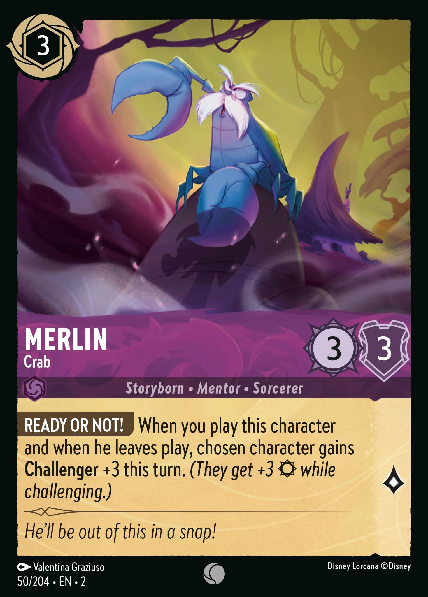 Merlin - Krabbe