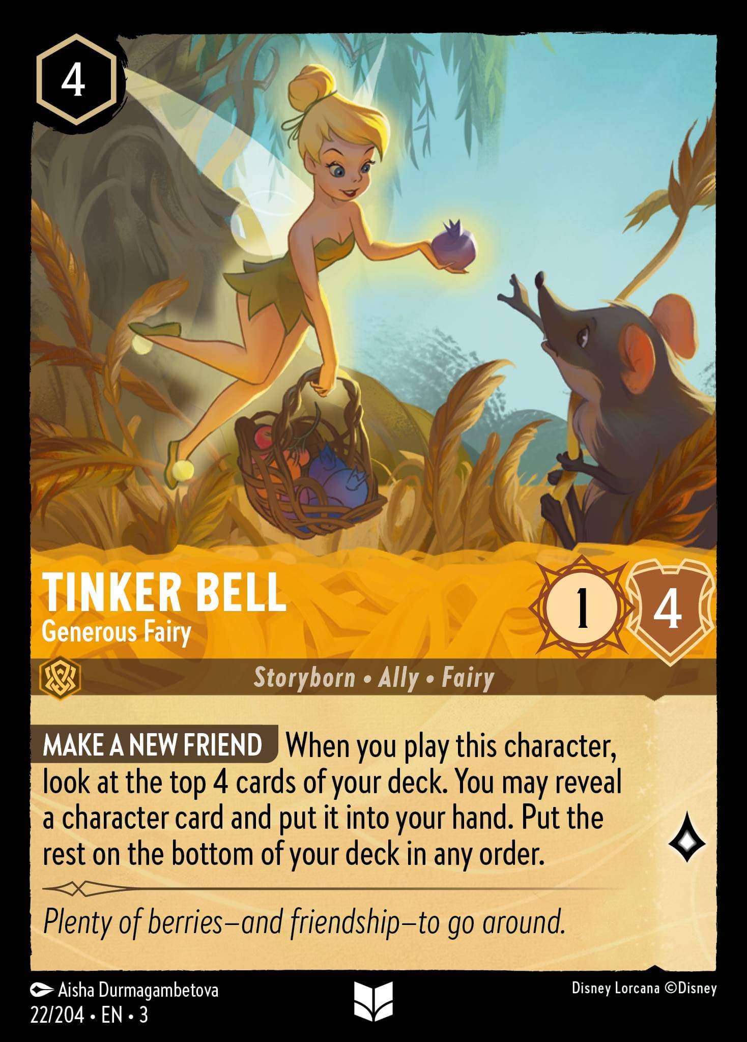 La Fée Clochette - Fée généreuse