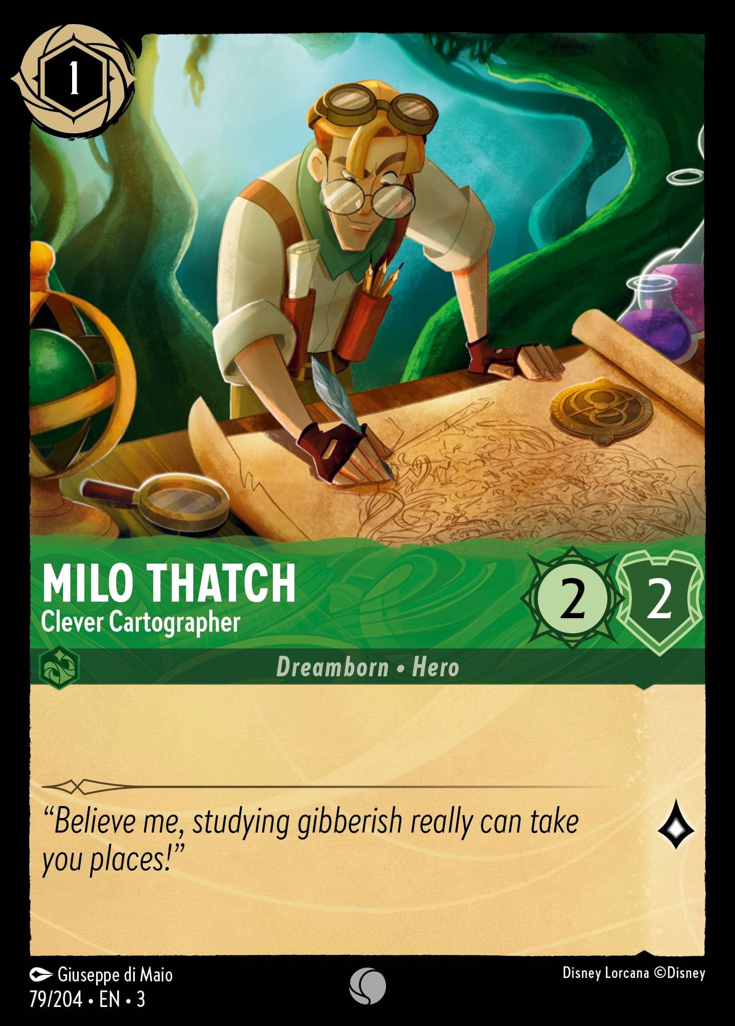 Milo Thatch - Kluger Kartograph