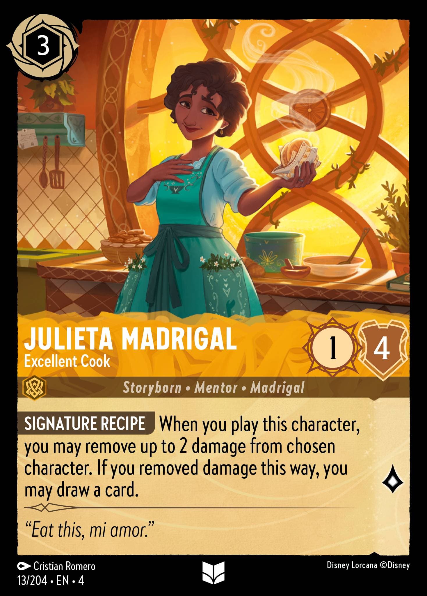 Julieta Madrigal - Cuisinière hors pair