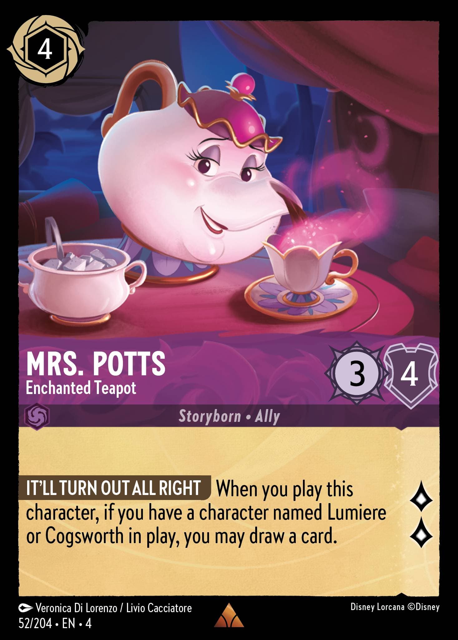 Mme. Pottine - Verzauberte Teekanne