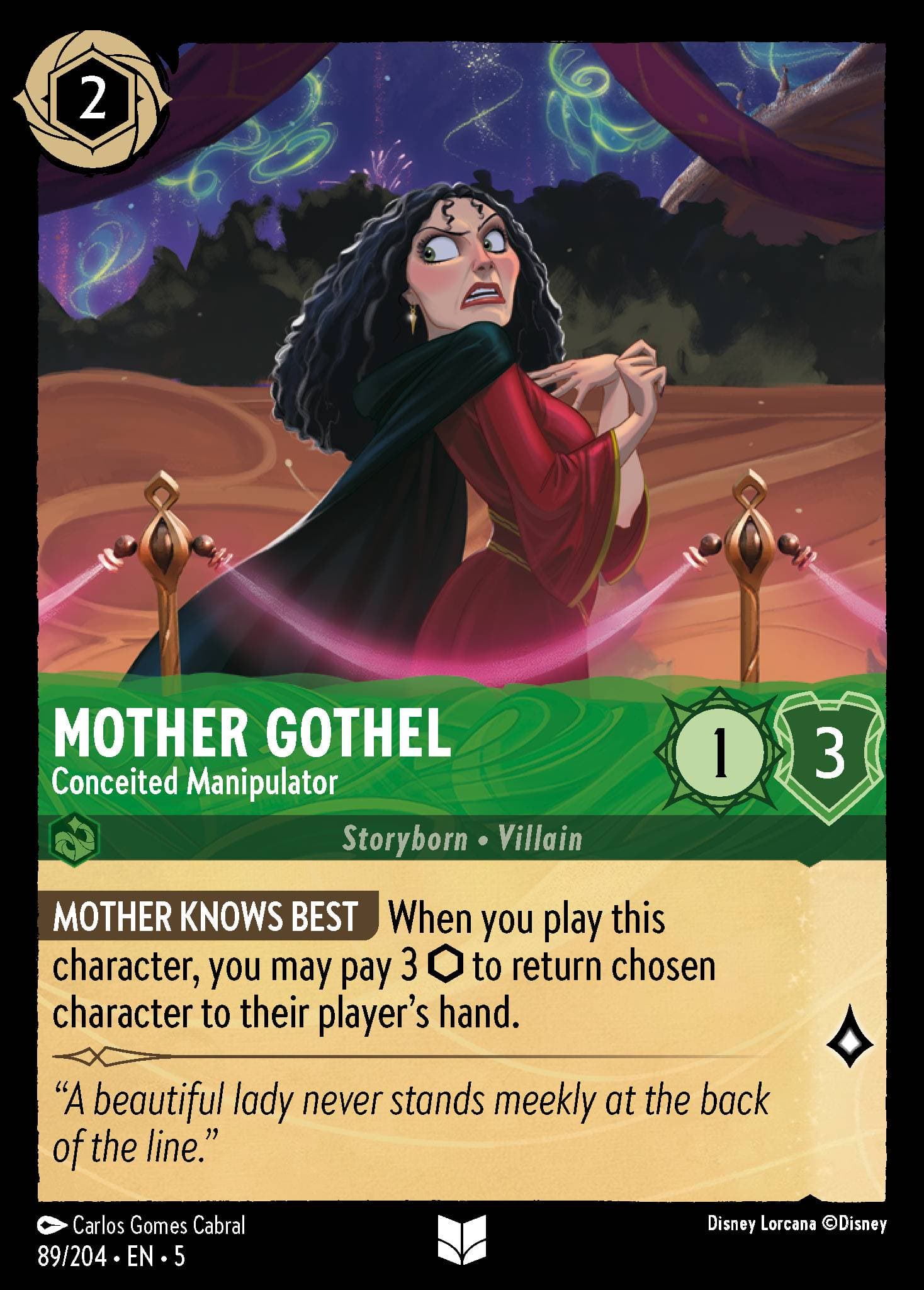 Madre Gothel - Manipolatrice Presuntuosa