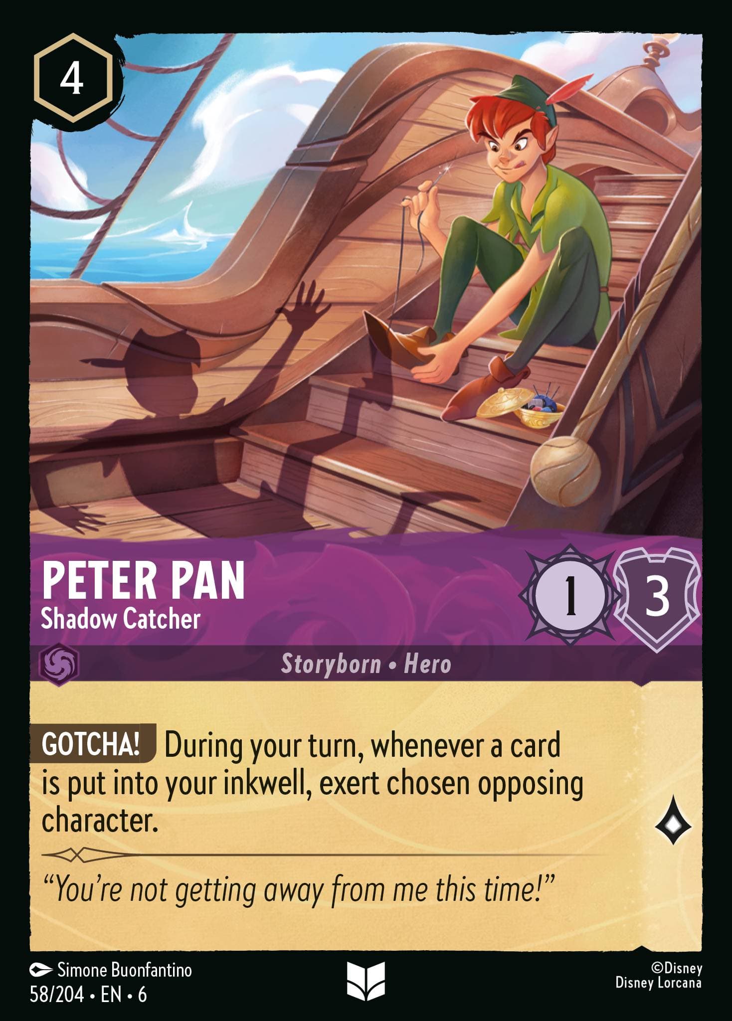 Peter Pan - Acciuffatore di Ombre