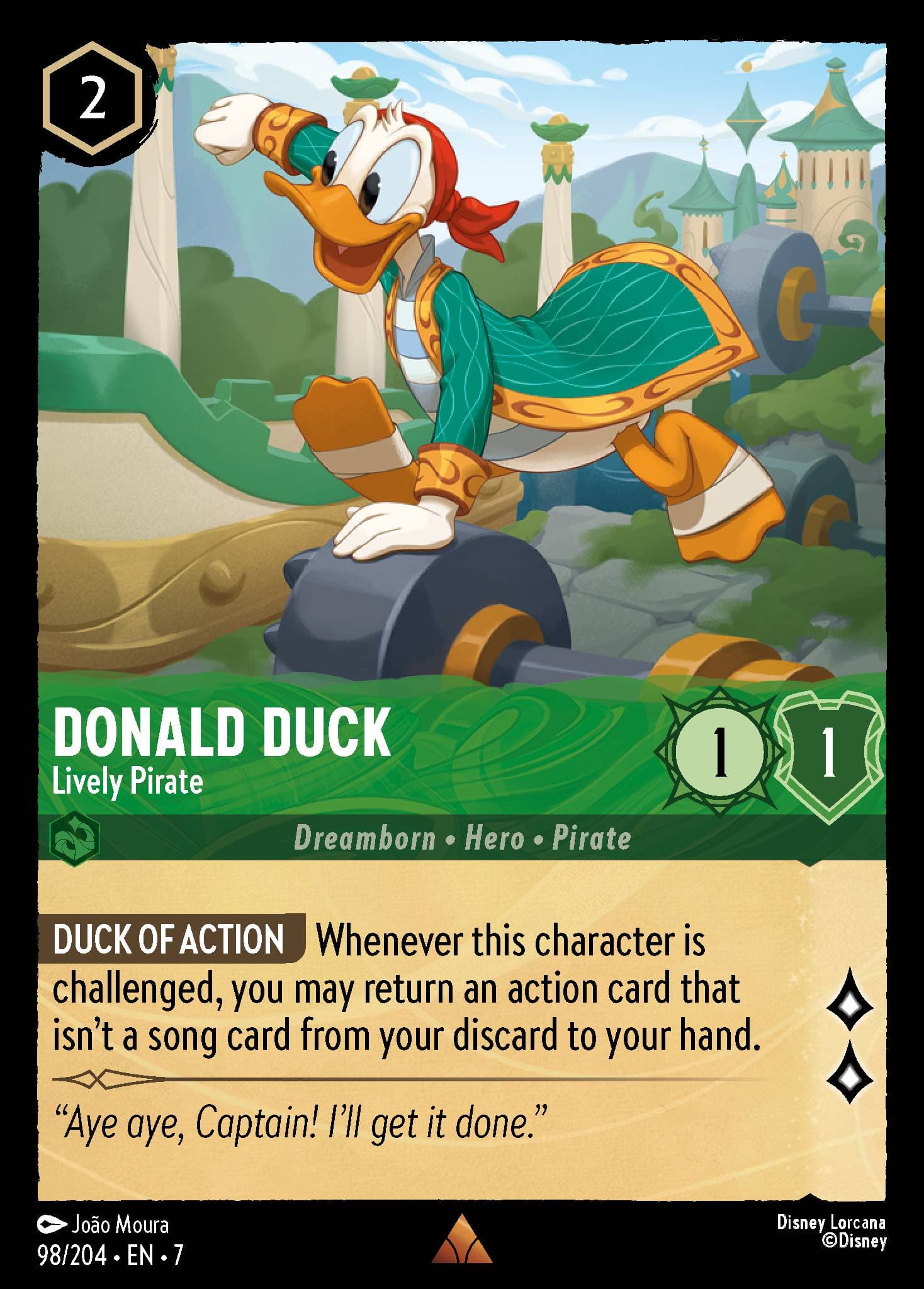 Donald Duck - Lebhafter Pirat