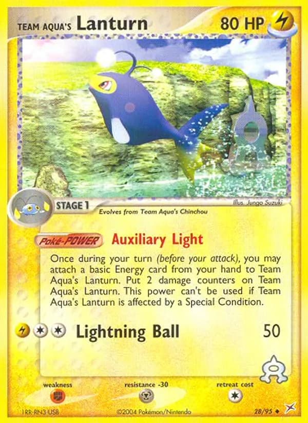 Lanturn de Team Aqua