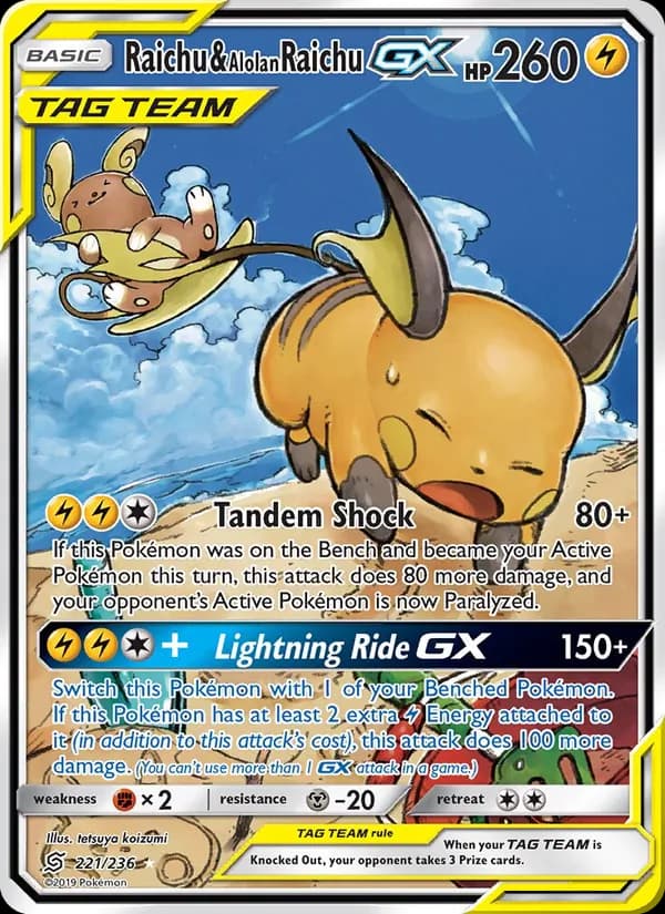 Raichu & Alola-Raichu GX