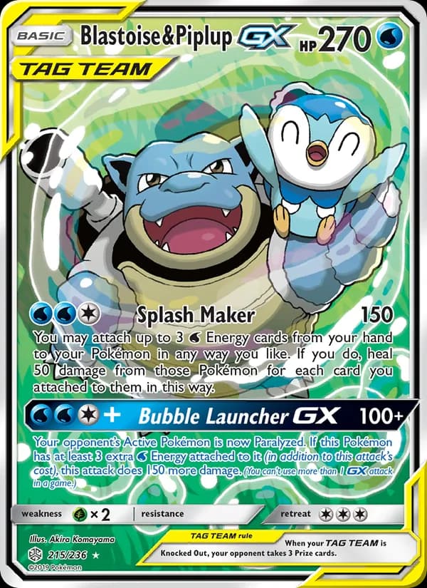 Blastoise & Piplup GX