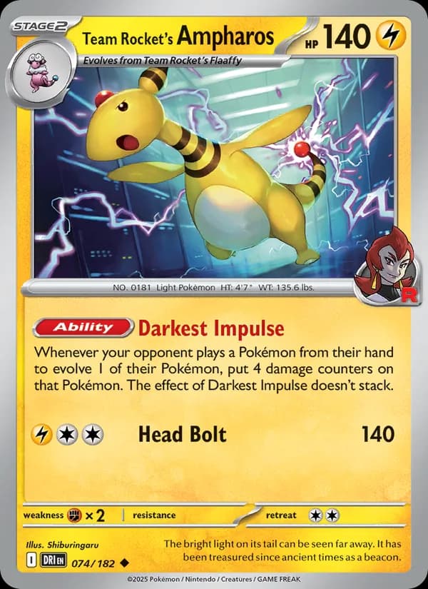 Team Rocket's Ampharos