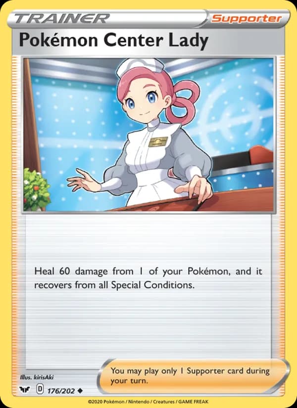 Dame du Centre Pokémon