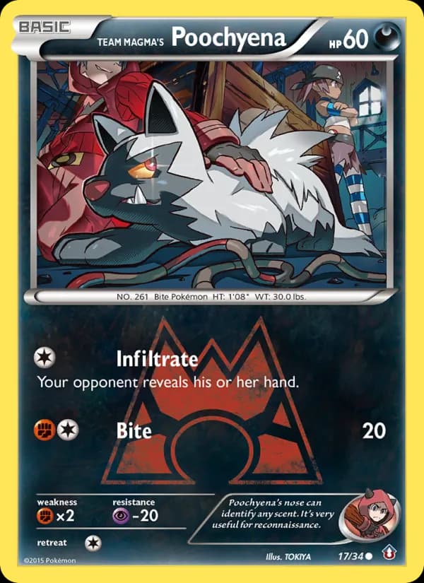 Poochyena da Equipe Magma