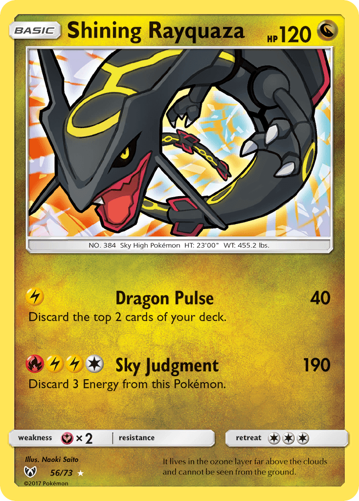 Rayquaza iridescente