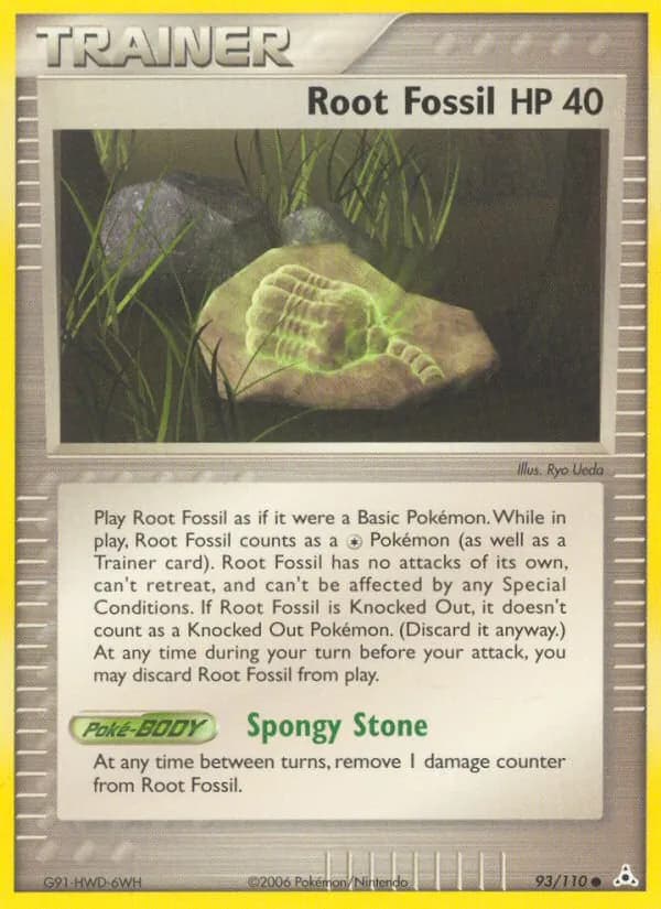 Wurzelfossil