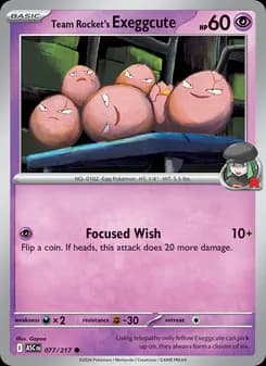 Exeggcute del Team Rocket
