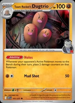Triopikeur de la Team Rocket