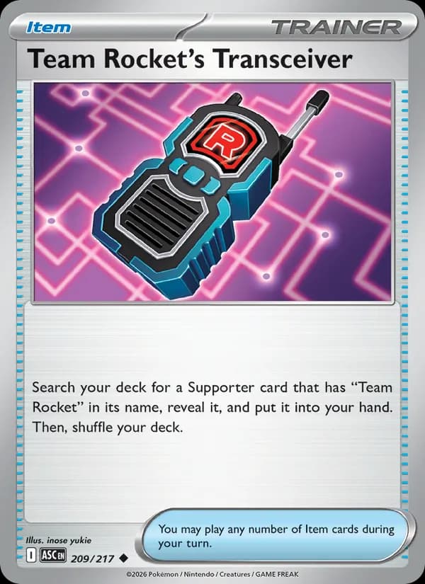 Émetteur-Récepteur de la Team Rocket