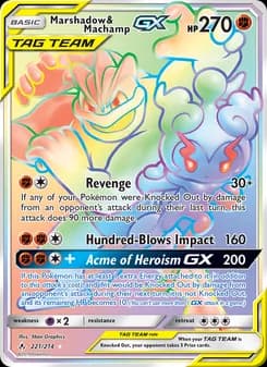 Marshadow e Machamp GX