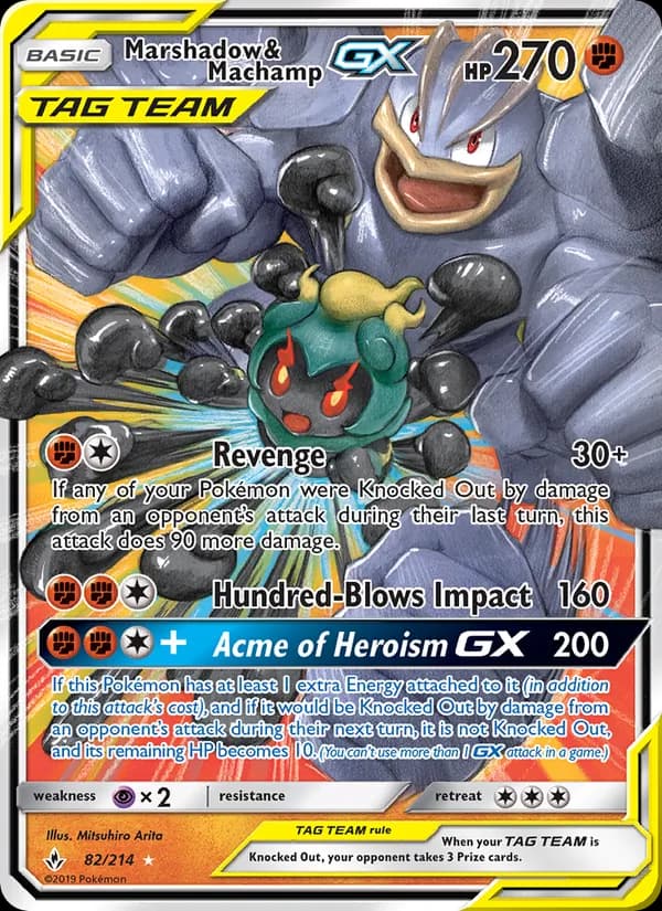 Marshadow e Machamp GX