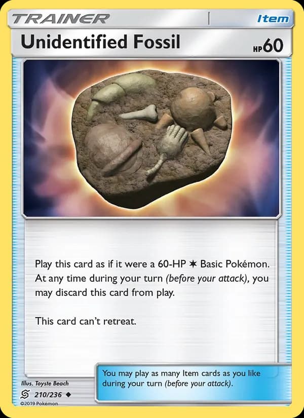 Unbekanntes Fossil