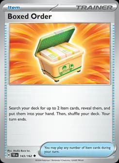 Verpackte Bestellung