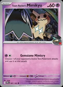 Mimikyu del Team Rocket