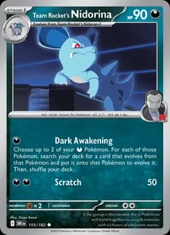 Nidorina da Equipe Rocket