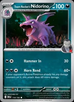 Nidorino da Equipe Rocket