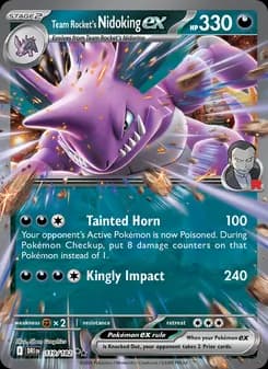 Nidoking ex da Equipe Rocket