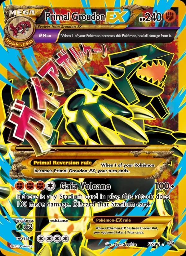 Groudon Primitivo EX