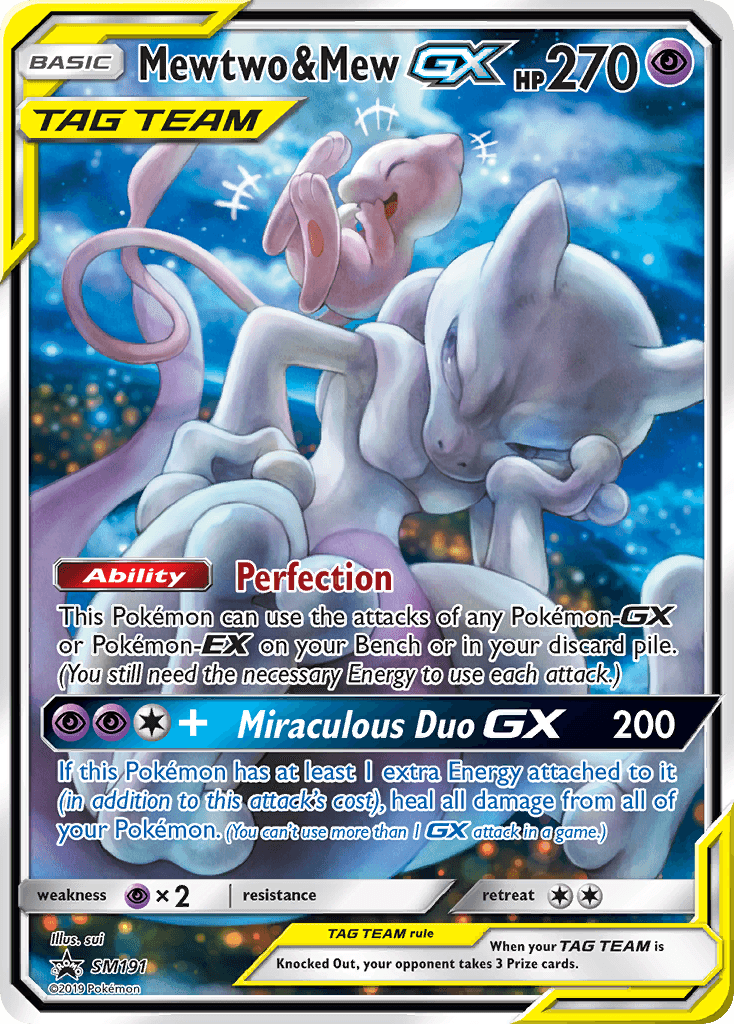 Mewtwo et Mew GX