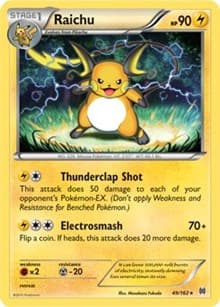 Raichu (XY BREAKthrough) (Cracked Ice Holo)