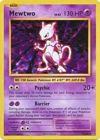 Mewtwo (Cracked Ice Holo)