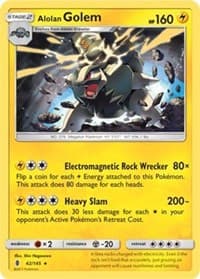Alolan Golem (Cosmos Holo)