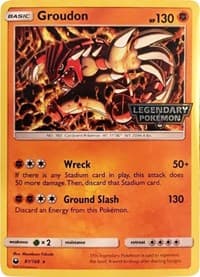 Groudon (Cosmos Holo) (Gamestop Promo)