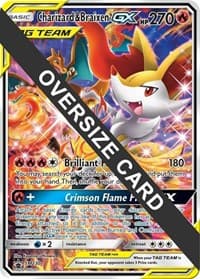Charizard & Braixen GX - SM230 (SM Black Star Promo)