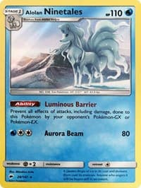 Alolan Ninetales (Water Web Holo)