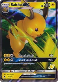 Raichu GX (#60 Pikachu Stamped)
