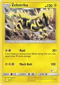Zebstrika (#16 Pikachu Stamped)