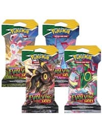 Evolving Skies Sleeved Booster Pack Art Bundle [Set of 4]