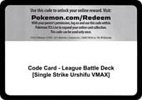 Code Card - League Battle Deck [Single Strike Urshifu VMAX]
