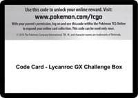 Code Card - Lycanroc GX Challenge Box