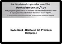 Code Card - Blastoise GX Premium Collection
