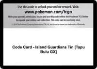 Code Card - Island Guardians Tin [Tapu Bulu GX]