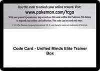 Code Card - Unified Minds Elite Trainer Box