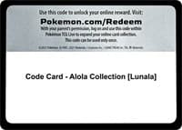 Code Card - Alola Collection [Lunala]