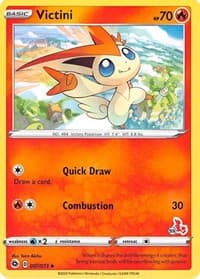 Victini (#53 Cinderace Stamped)